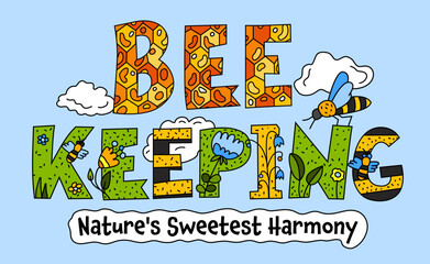 Beekeeping practices. Be bee friendly and kind. International event. - 782133728