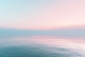 Soft Pastel Colors and Gentle Fog in Tranquil Minimalist Abstract Background AI Image