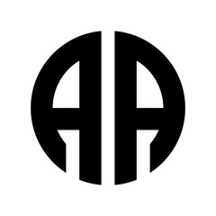 Fototapeta premium Letters A in a Circular Logo Design