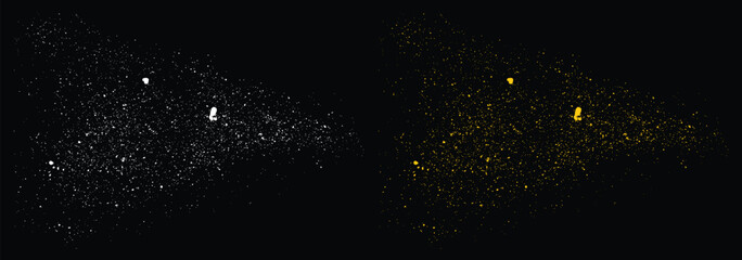 Fototapeta na wymiar Abstract vector luxury gold glitter festive confetti background. Golden vector illustration confetti gold glitter celebratory background