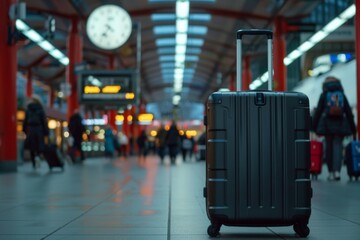 Revolutionize Your Travel with Smart Luggage: Comprehensive Packing Tips and Features Including GPS Tracking and USB Charging. - obrazy, fototapety, plakaty