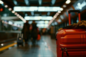 Revolutionize Your Travel Experience with Smart Luggage: Packing Tips and High Tech Features for Efficient and Secure Journeys. - obrazy, fototapety, plakaty