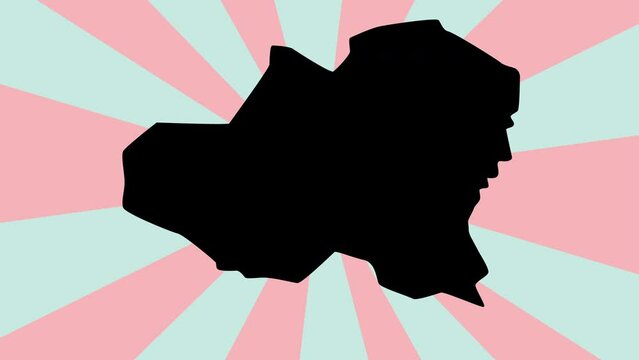 map of Homs in syria with rotating background