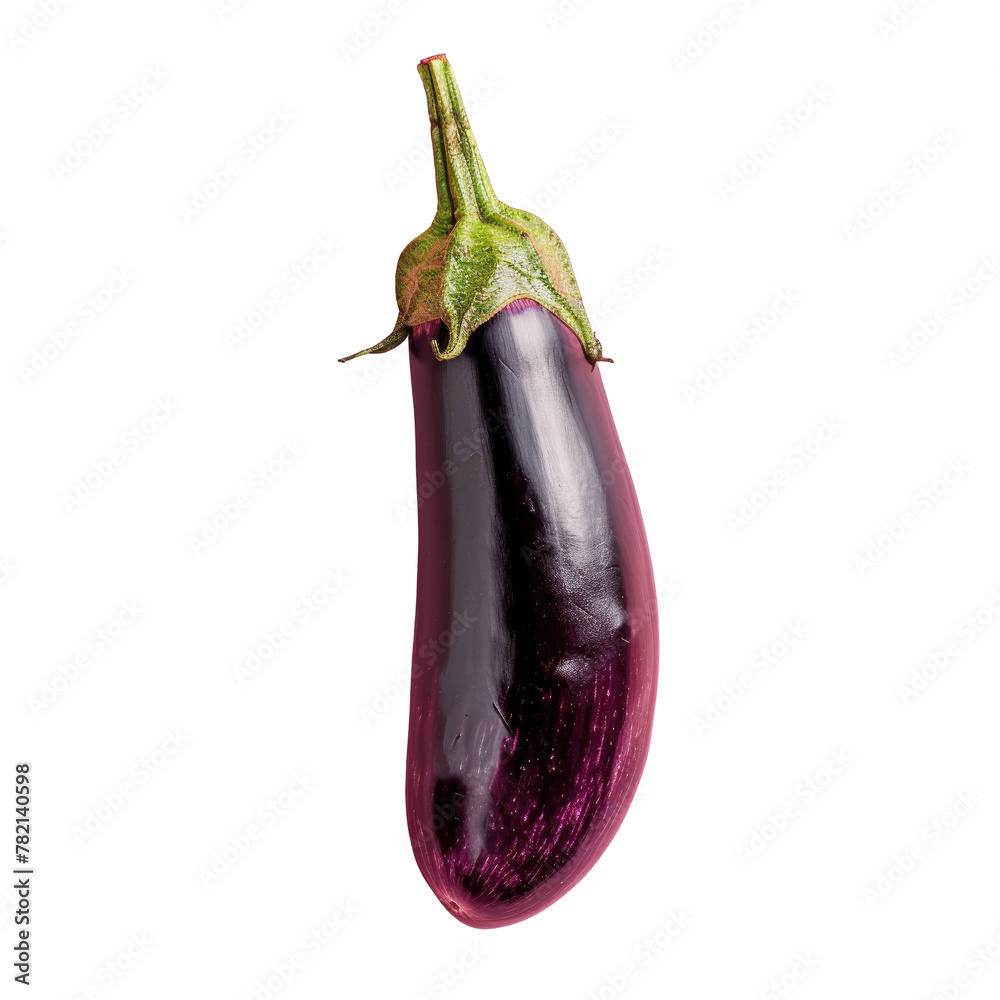 Wall mural an eggplant on a transparent background - Wall murals