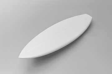 surfboard mockup on plain background. Generative AI