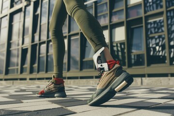 Fototapeta premium Urban Walker