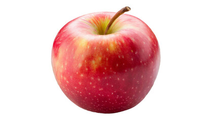 red apple isolated transparant png on white  - obrazy, fototapety, plakaty
