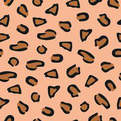 Leopard seamless print pattern texture