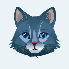 A vector portrayal of the graceful cat, meticulously crafted with Adobe Illustrator. Add feline elegance to your designs with customizable realism, perfect for cat lovers and designers alike