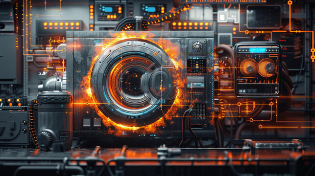 numbers on the computer