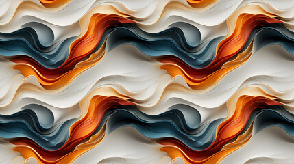 Fototapeta premium red and yellow abstract patterns that exude depth and three-dimensionality background
