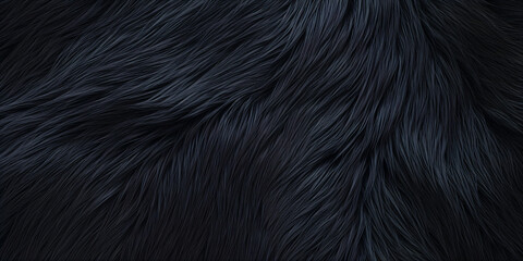 Black background, Sable noir fur texture background - obrazy, fototapety, plakaty