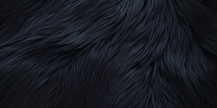 Black background, Sable noir fur texture background