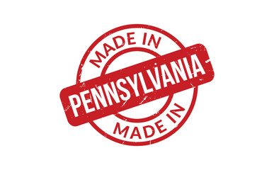 Made In Pennsylvania Rubber Stamp