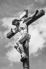 Crucified Jesus Christ figurine