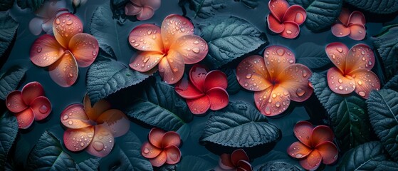 Color, flower pattern, pattern on the leaves, flowers, canvas, plants, flowers, water flowers, canvas, plants, flowers, ......