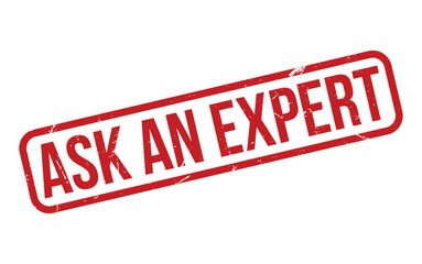 Ask An Expert Rubber Stamp Seal Vector