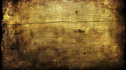 A wooden background with a few lines and a few dots. The background is brown and has a rough texture - obrazy, fototapety, plakaty