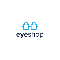eye shop monogram simple sleek creative unique modern logo design