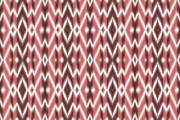 abstract color Ikat seamless pattern design
