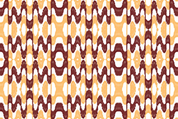 abstract color Ikat seamless pattern design