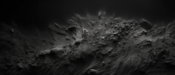 Dark textured abstract mountainscape art