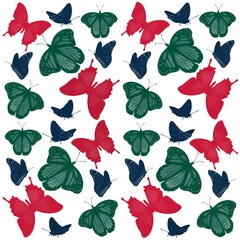 butterfly, insect, nature, vector, butterflies, set, illustration, fly, design, summer, collection, beauty, spring, wings