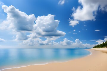 Obraz premium sandy beach