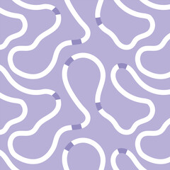 bold doodle lines seamless pattern. Abstract modern squiggle wavy ornament background. Fun colorful line Creative minimalist style art background design with basic shapes.