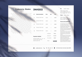 Modern Invoice Layout