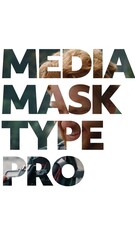 Vertical Media Mask Type Pro - obrazy, fototapety, plakaty