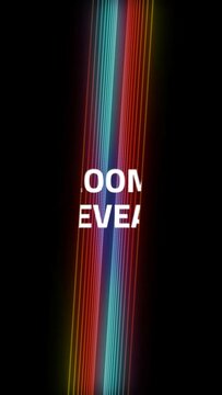 Vertical Multiline Zoom Title Reveal