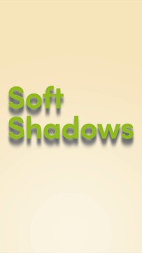 Vertical Soft Shadow Text