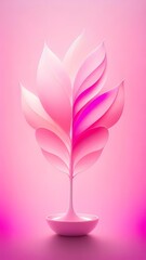 simply pink floral background