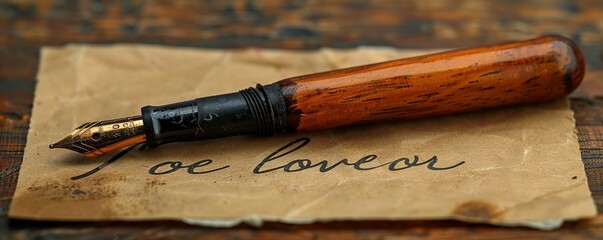 'I love you' in cursive, an intimate handwritten note