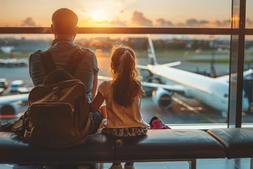Deurstickers Beyond Just Travel: How Smart Luggage and Cutting Edge Accessories Are Transforming the Travel Experience © Kerstin
