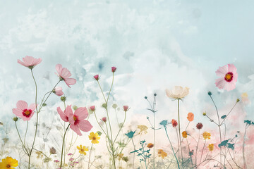 Obraz premium field of flowers