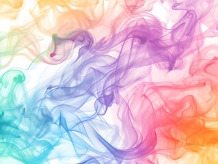 Mixed smoke , pastel colors , colorful distribution,  background
