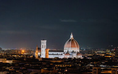 Florence Cathedral (Duomo di Firenze) at night