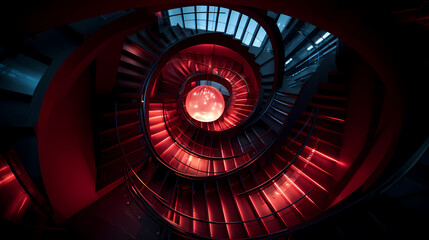 spiral staircase background