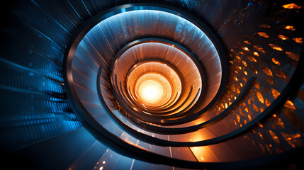 spiral staircase background