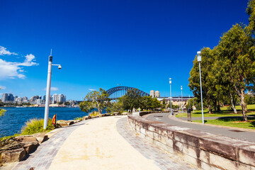 Sydney Harbour and Barangaroo Reserve in Australia