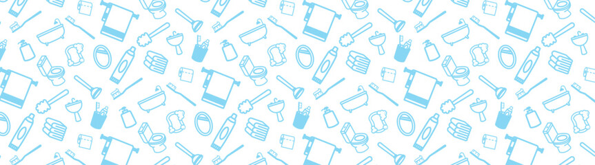 toiletries icon seamless pattern, bathroom background wallpaper