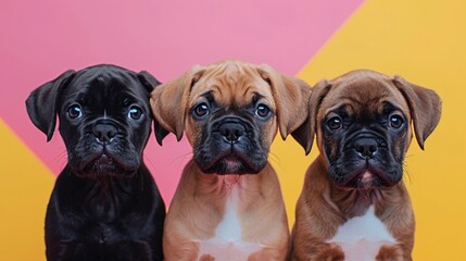 Obraz premium group of dogs