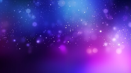 Vibrant Purple and Blue Nebula-like Bokeh Background Illustration