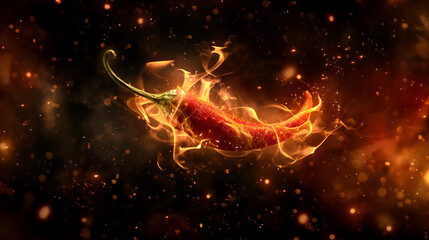 Chilies are so spicy they ignite the fire