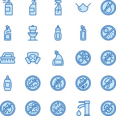 Hygiene Duotone Vector Flat Icons Pack