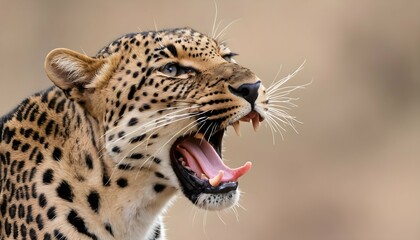 A-Leopard-With-Its-Tongue-Flicking-Out-Tasting-Th- 2
