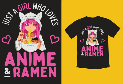 Just a Girl Who Loves Anime Ramen and Sketching Japan Anime