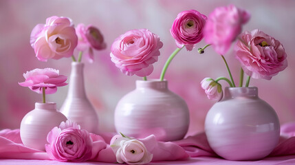 flowers in vases